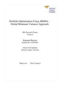 global portfolio optimization pdf